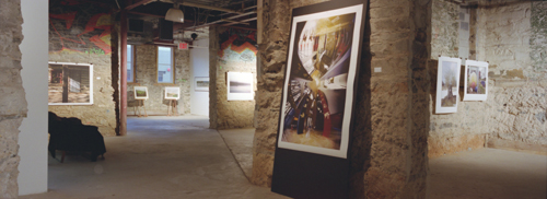 A vertical panorama by Robin Mudge shown at DIG